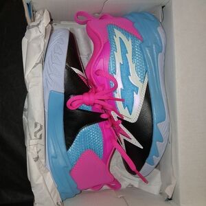 Puma Kids' Vibrant Pink and Blue Sneakers